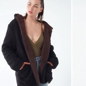 Urban Outfitters Reversible Teddy Coat